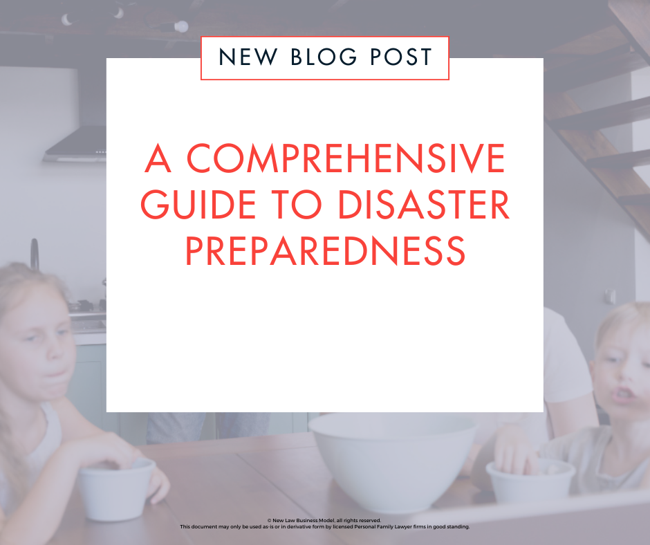 A Comprehensive Guide to Disaster Preparedness